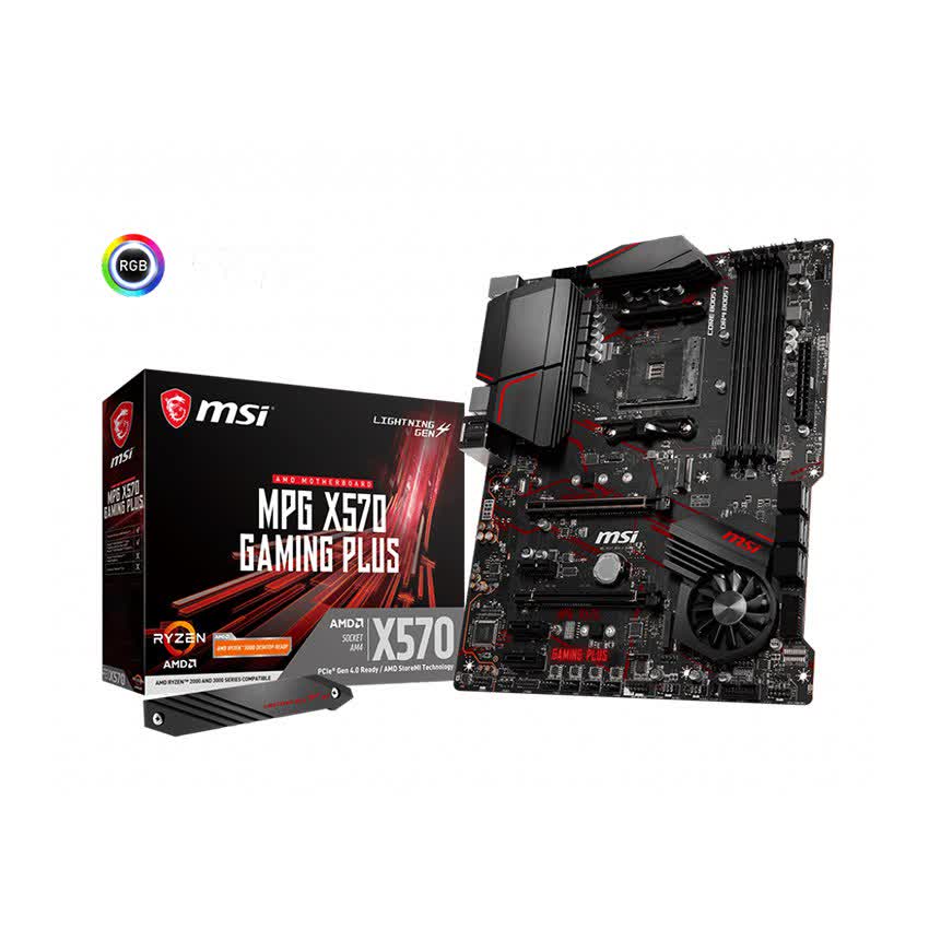 Mainboard MSI MPG X570 GAMING PLUS (AMD X570, Socket AM4, ATX, 4 khe RAM DDR4)