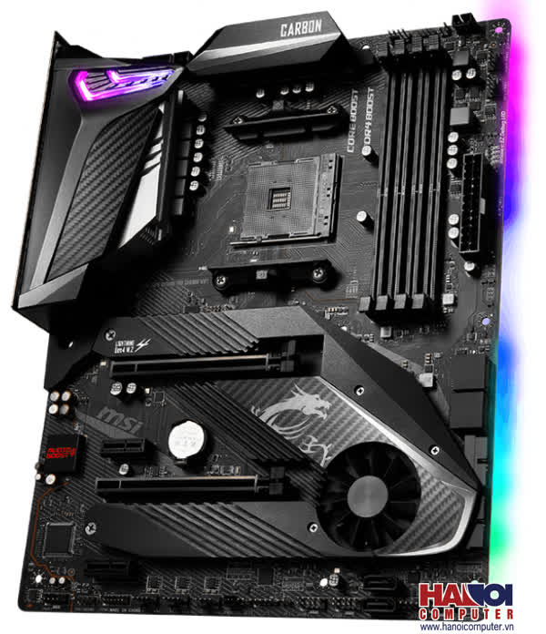 Mainboard MSI MPG X570 GAMING PRO CARBON Wi-Fi (AMD X570, Socket AM4, ATX, 4 khe RAM DDR4)