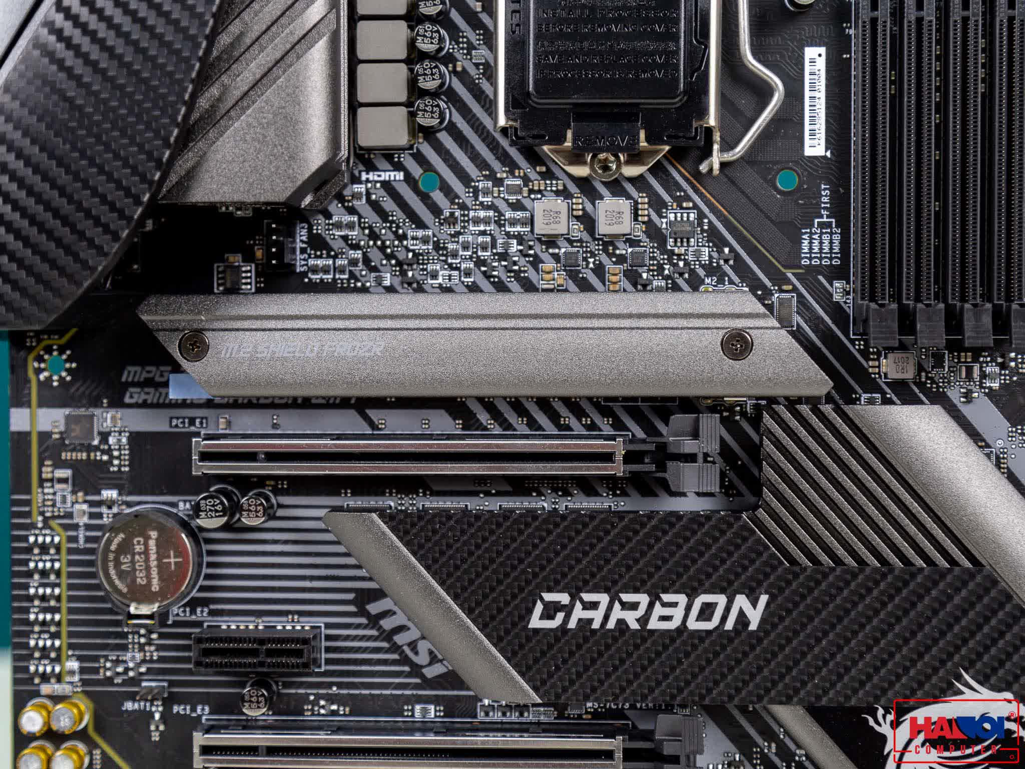 Mainboard MSI MPG Z490 GAMING CARBON WIFI (Intel Z490, Socket 1200, ATX, 4 khe RAM DDR4)