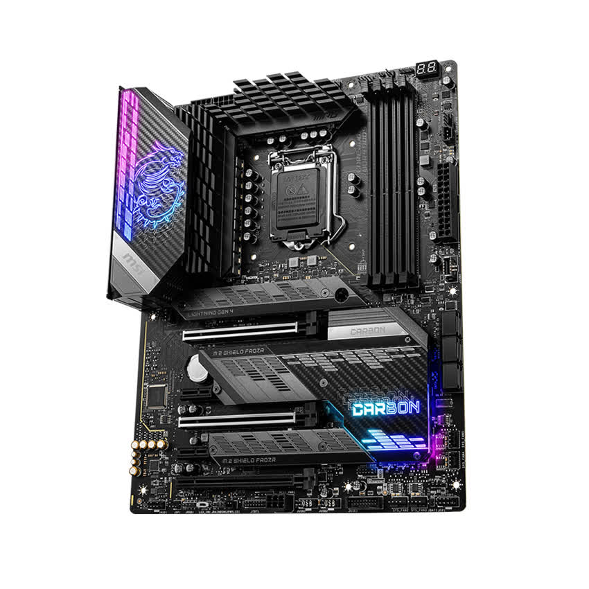 Mainboard MSI Z590 GAMING CARBON WIFI (Intel Z590, Socket 1200, ATX, 4 khe Ram DDR4)