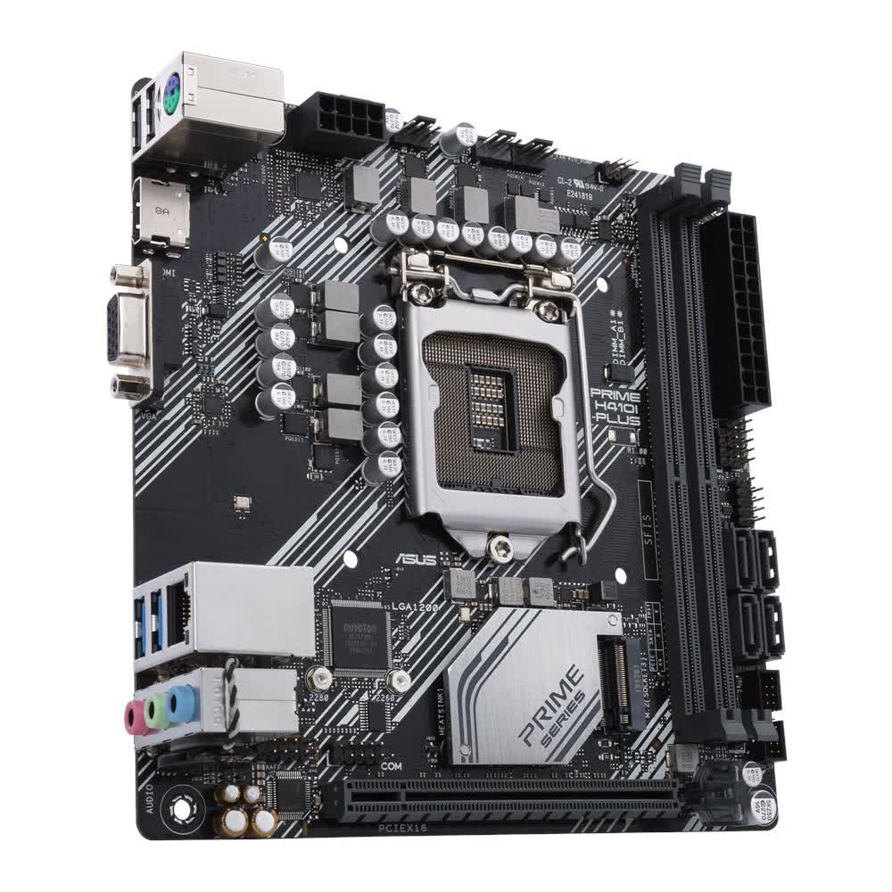 Mainboard ASUS PRIME H410I-PLUS (Intel H410, Socket 1200, Mini-ITX, 2 khe Ram DDR4)