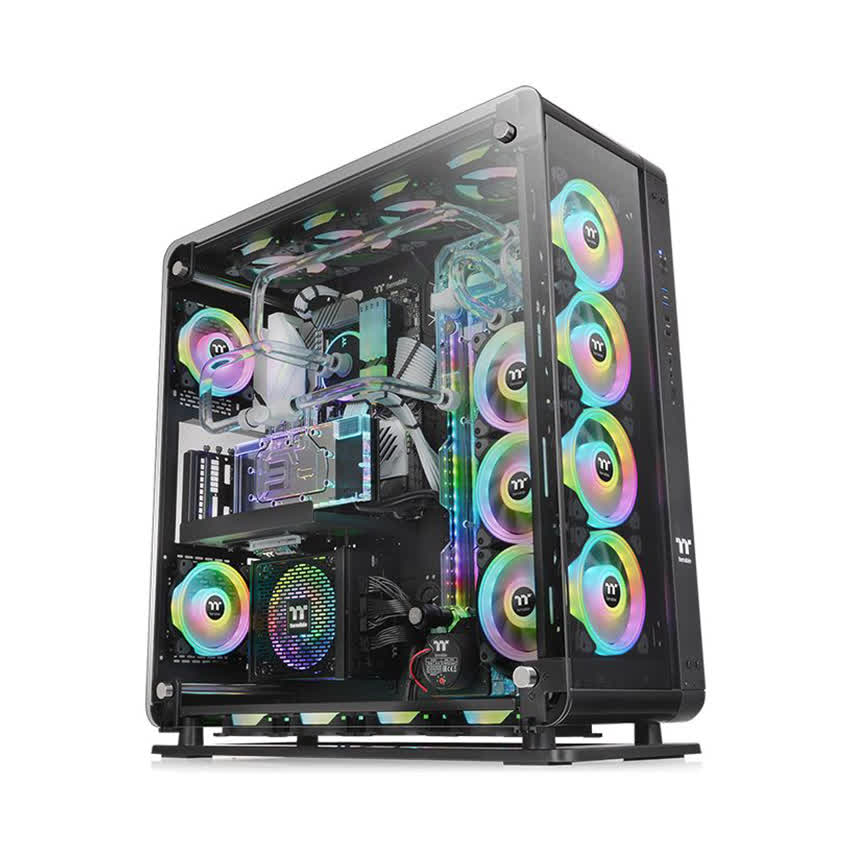 Case Thermaltake Core P8 Tempered Glass Full Tower Chassis (Full Tower / Màu Đen)