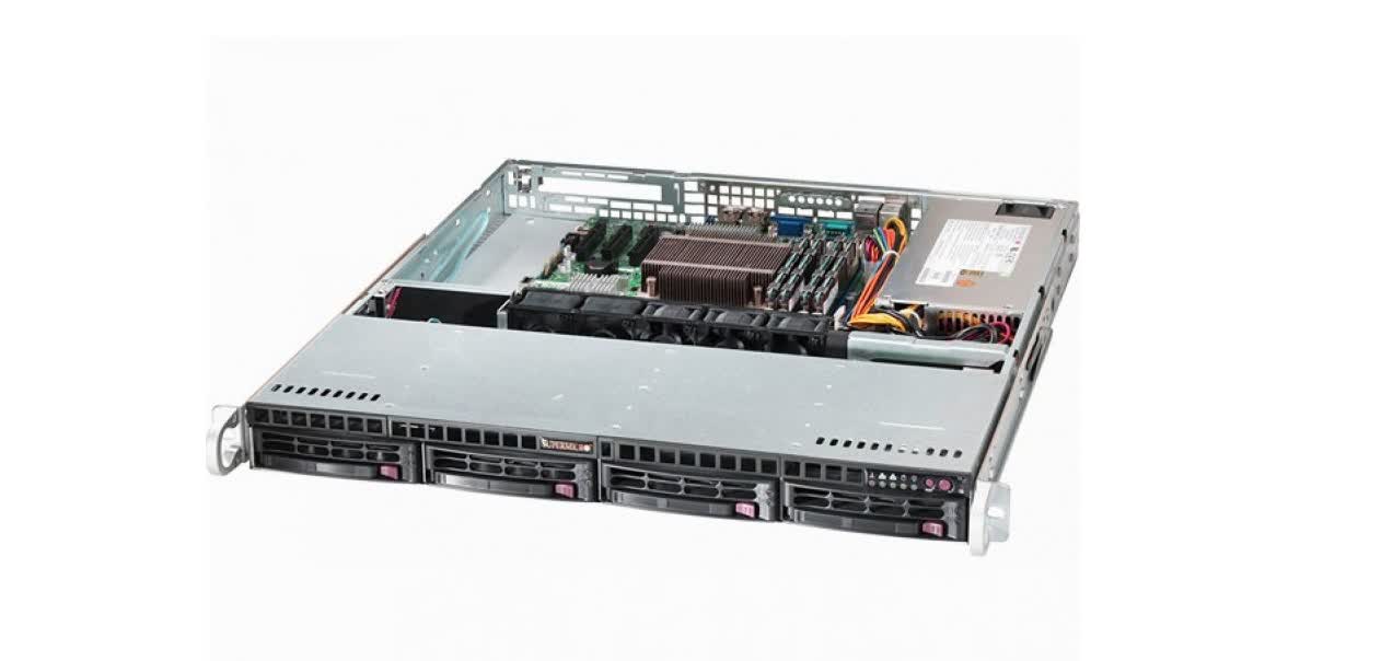 Chassis Supermicro CSE-815TQ-563CB (Rack 1U / 560W Gold)