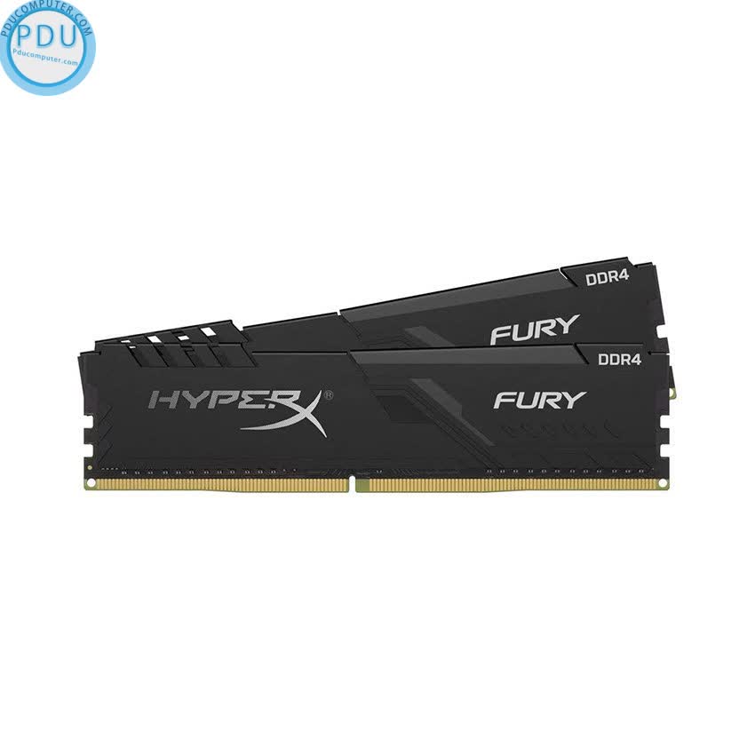 Kit RAM 4 Kingston HyperX Fury Black 16GB bus 2666MHz (2*8GB) - HX426C16FB3K2/16