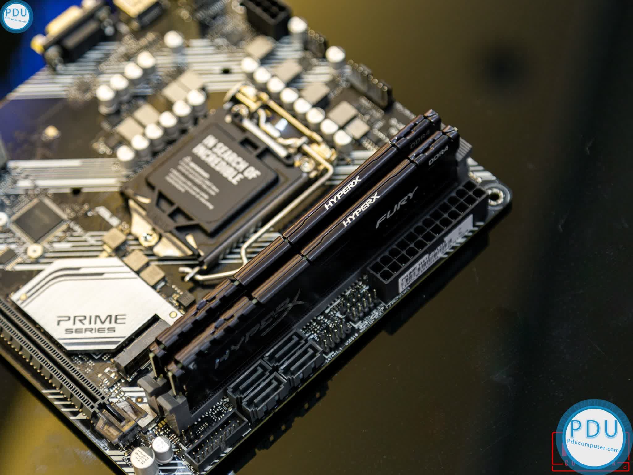 Kit RAM 4 Kingston HyperX Fury Black 16GB bus 2666MHz (2*8GB) - HX426C16FB3K2/16