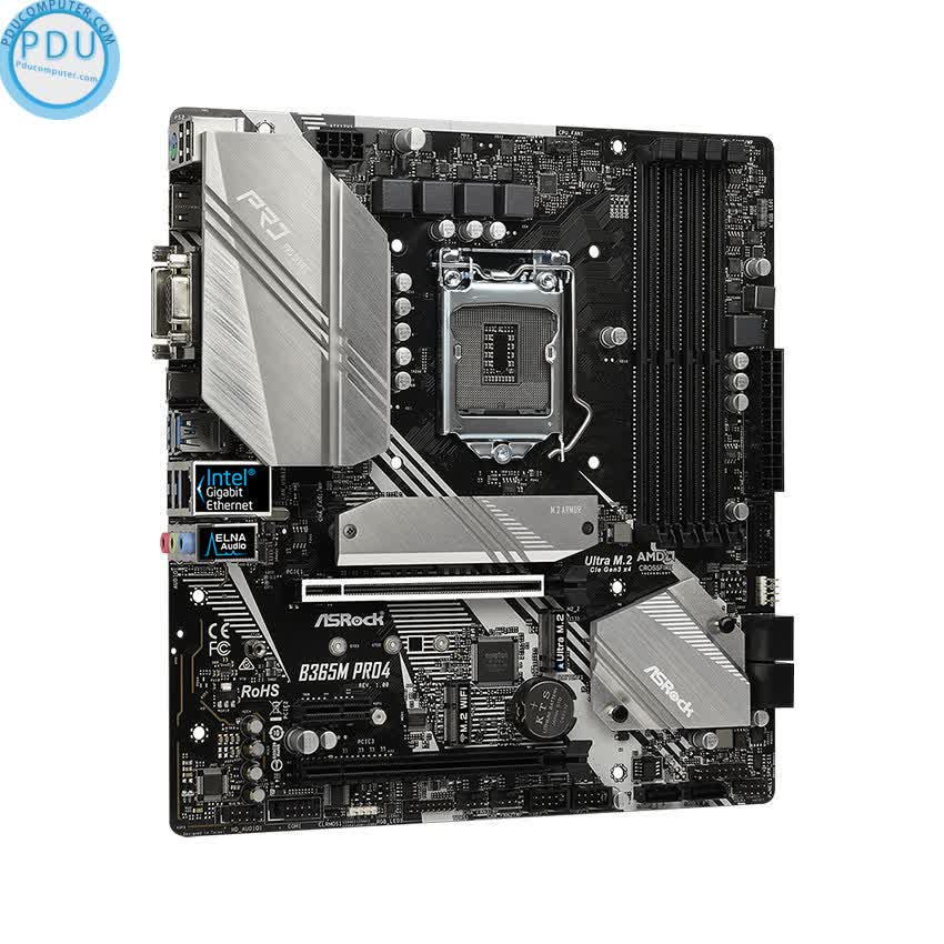 Mainboard ASROCK B365M - Pro4 (Intel B365, Socket 1151, m-ATX, 4 khe RAM DDR4)