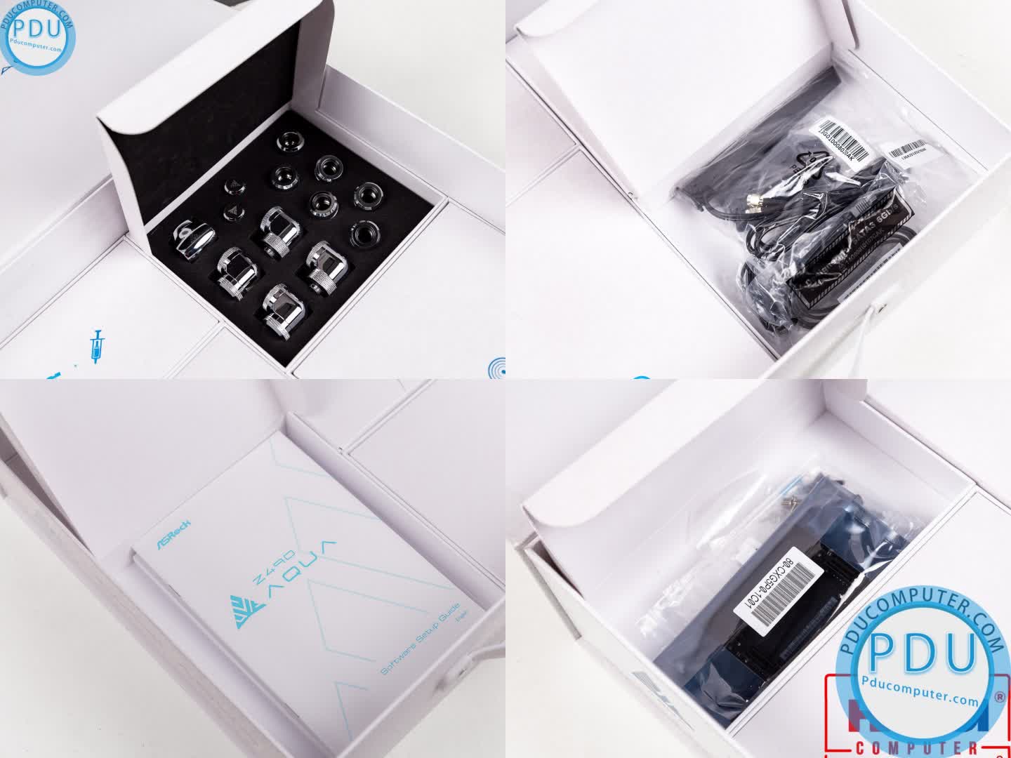 Mainboard ASROCK Z490 AQUA (Intel Z490, Socket 1200, E-ATX, 4 khe Ram DDR4)