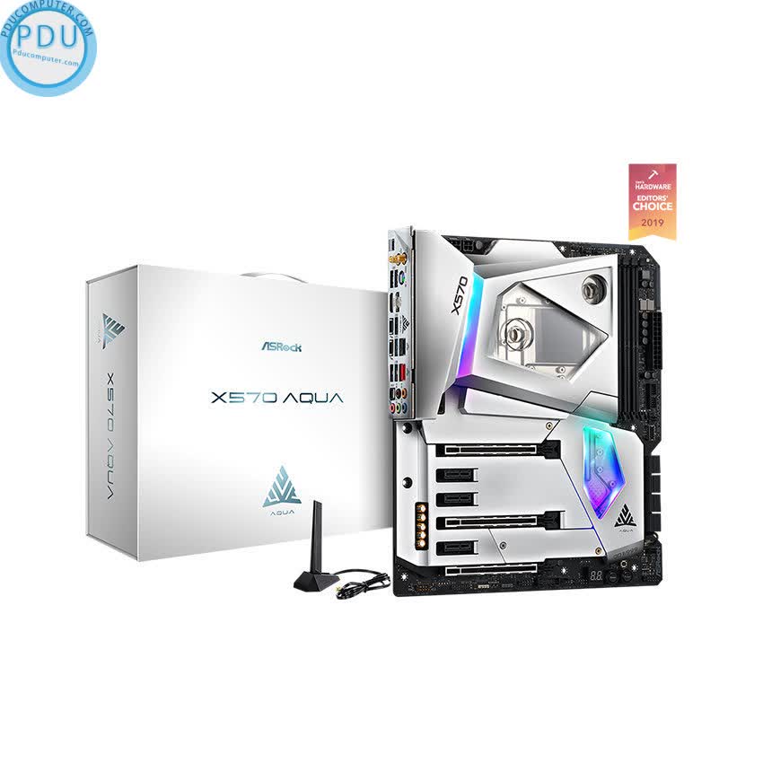 Mainboard ASROCK Z490 AQUA (Intel Z490, Socket 1200, E-ATX, 4 khe Ram DDR4)