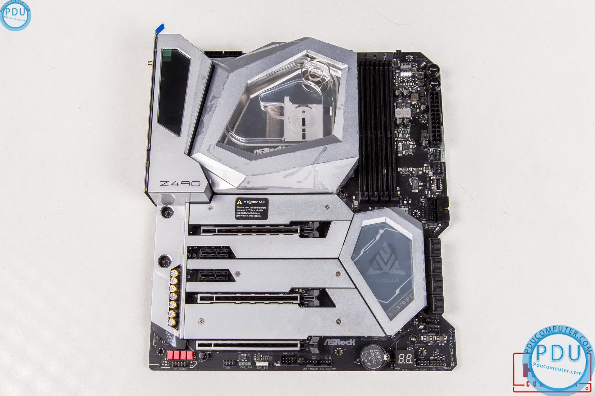 Mainboard ASROCK Z490 AQUA (Intel Z490, Socket 1200, E-ATX, 4 khe Ram DDR4)