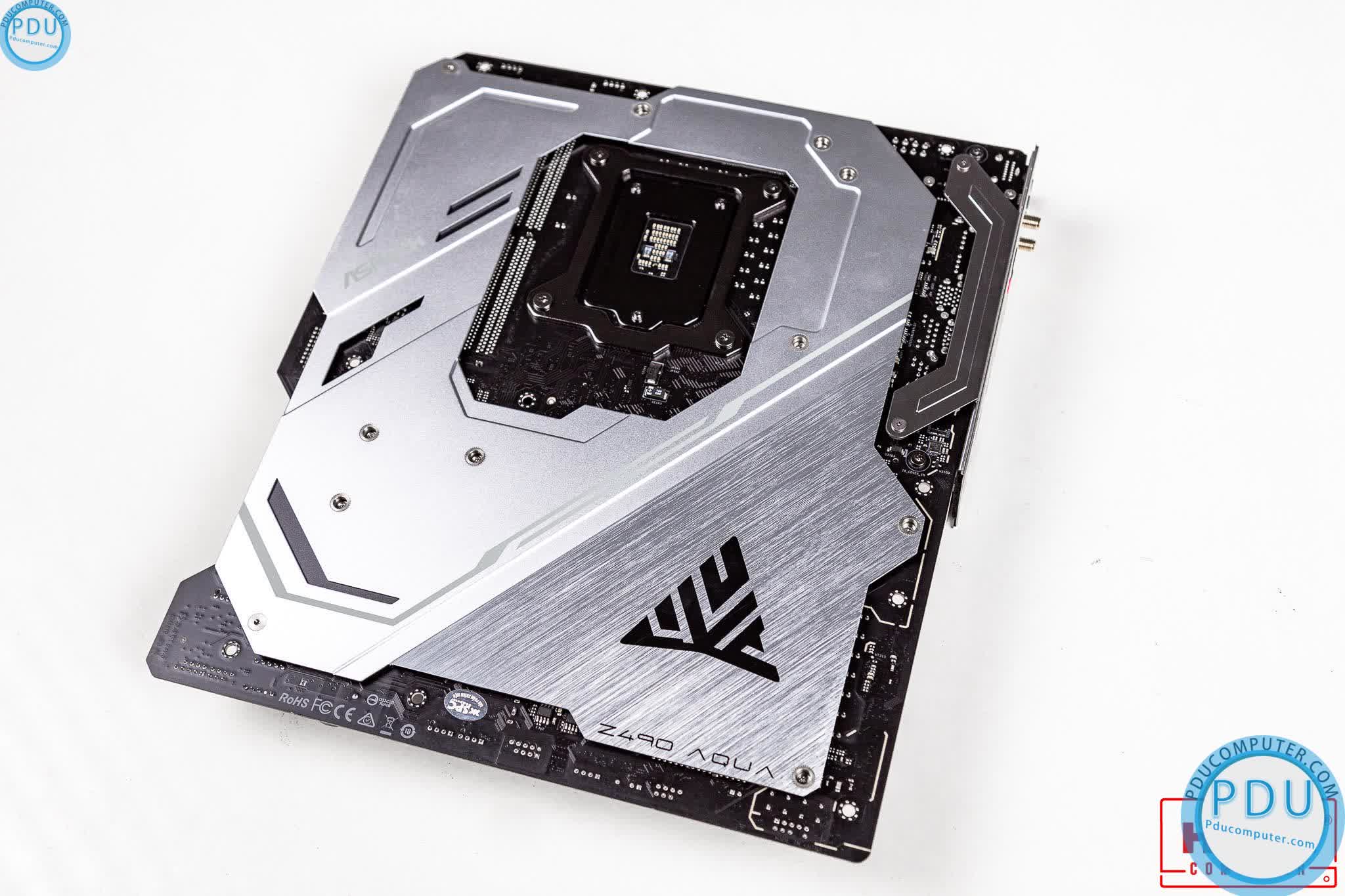 Mainboard ASROCK Z490 AQUA (Intel Z490, Socket 1200, E-ATX, 4 khe Ram DDR4)