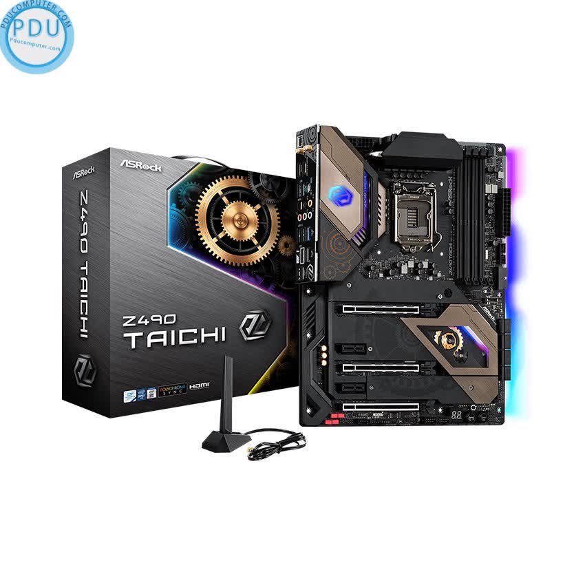 Mainboard ASROCK Z490 TAICHI (Intel Z490, Socket 1200, ATX, 4 khe Ram DDR4)