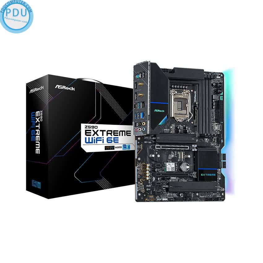 Mainboard ASROCK Z590 EXTREME WiFi 6E (Intel Z590, Socket 1200, ATX, 4 khe Ram DDR4)