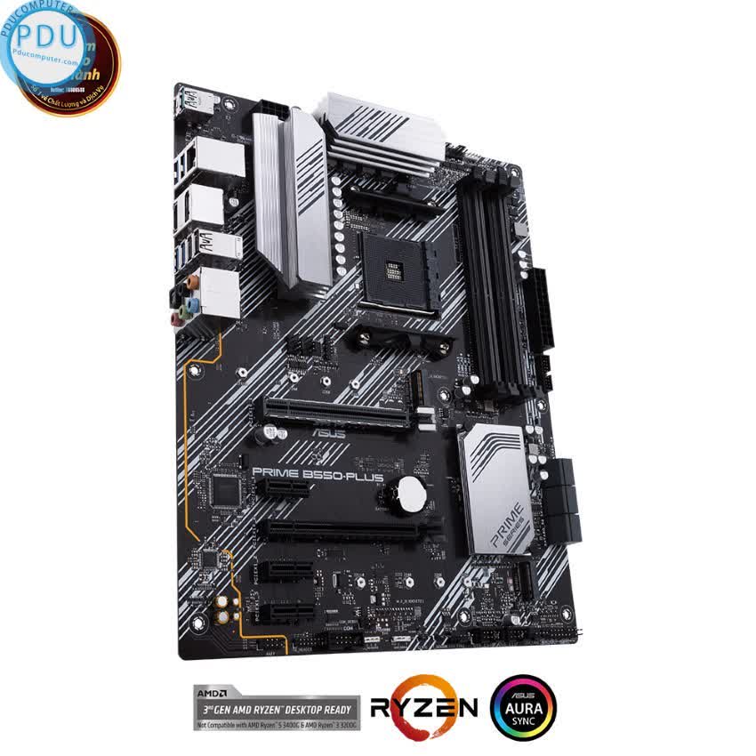 Mainboard ASUS PRIME B550-PLUS (AMD B550, Socket AM4, ATX, 4 khe RAM DRR4)
