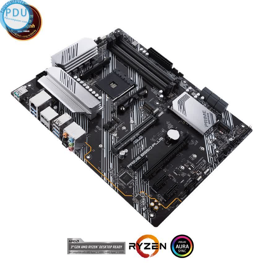 Mainboard ASUS PRIME B550-PLUS (AMD B550, Socket AM4, ATX, 4 khe RAM DRR4)