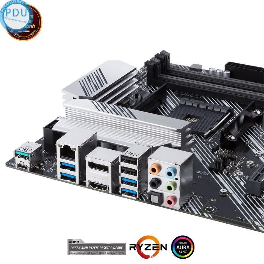 Mainboard ASUS PRIME B550-PLUS (AMD B550, Socket AM4, ATX, 4 khe RAM DRR4)
