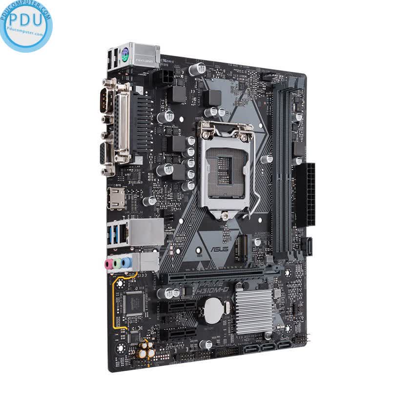 Mainboard ASUS PRIME H310M-D (Intel H310, Socket 1151, m-ATX, 2 khe RAM DDR4)