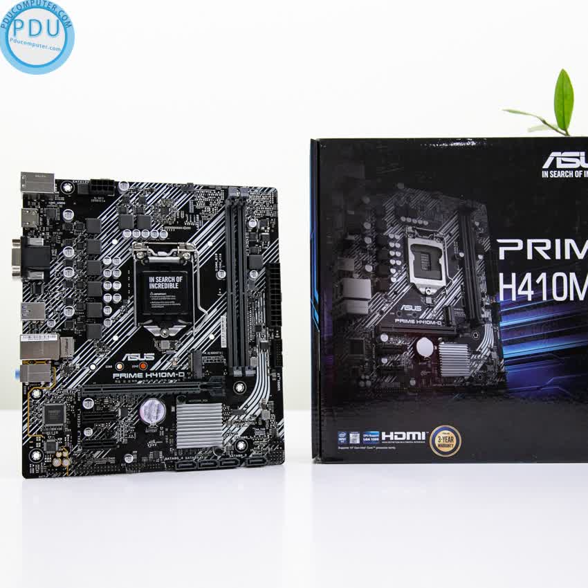 Mainboard ASUS PRIME H410M-D (Intel H410, Socket 1200, m-ATX, 2 khe Ram DDR4)