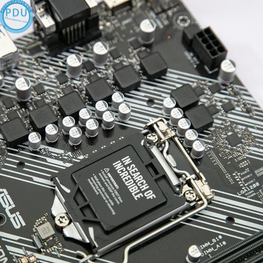 Mainboard ASUS PRIME H410M-D (Intel H410, Socket 1200, m-ATX, 2 khe Ram DDR4)