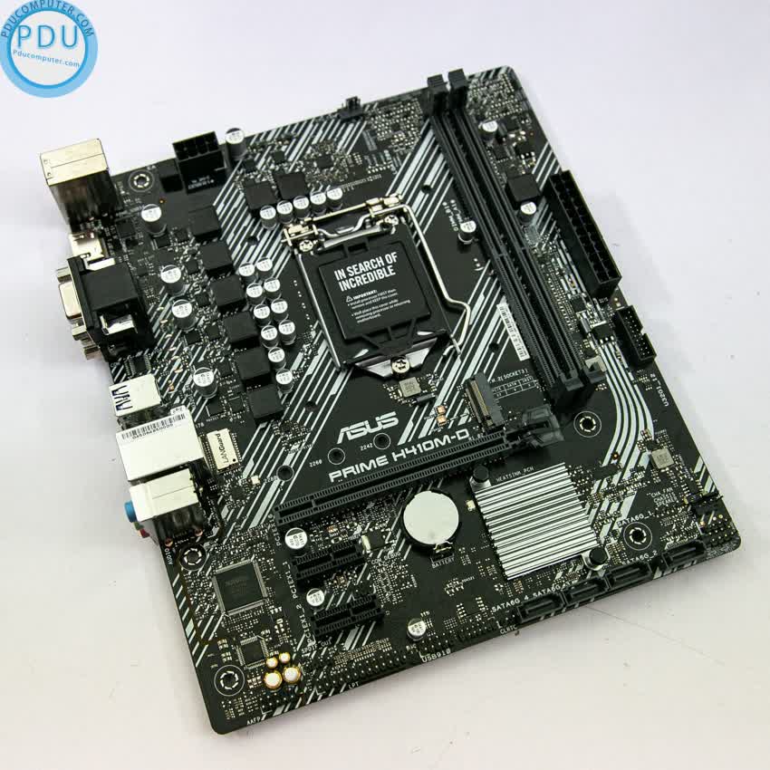 Mainboard ASUS PRIME H410M-D (Intel H410, Socket 1200, m-ATX, 2 khe Ram DDR4)