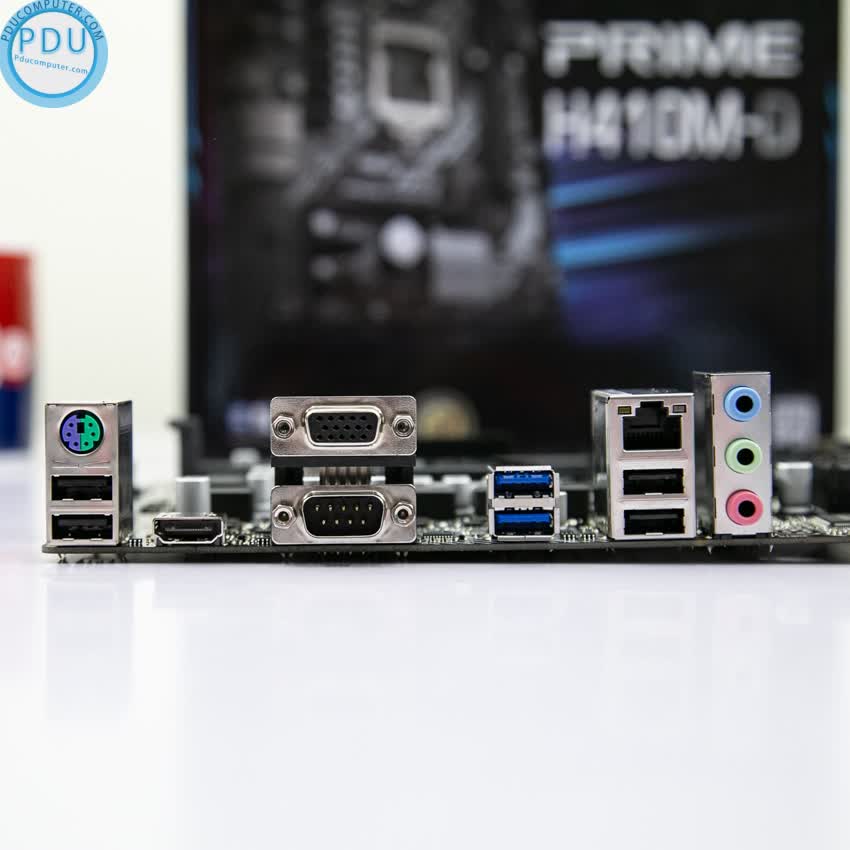 Mainboard ASUS PRIME H410M-D (Intel H410, Socket 1200, m-ATX, 2 khe Ram DDR4)