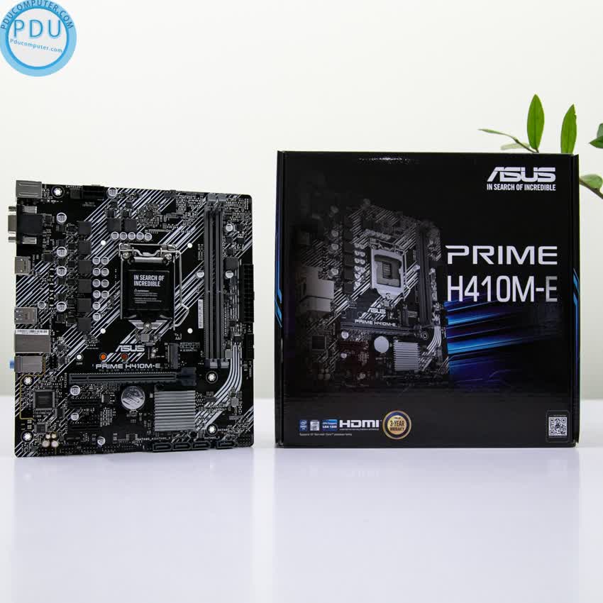 Mainboard ASUS PRIME H410M-E (Intel H410, Socket 1200, m-ATX, 2 khe Ram DDR4)