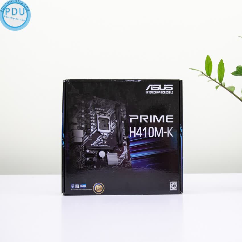 Mainboard ASUS PRIME H410M-K (Intel H410, Socket 1200, m-ATX, 2 khe Ram DDR4)