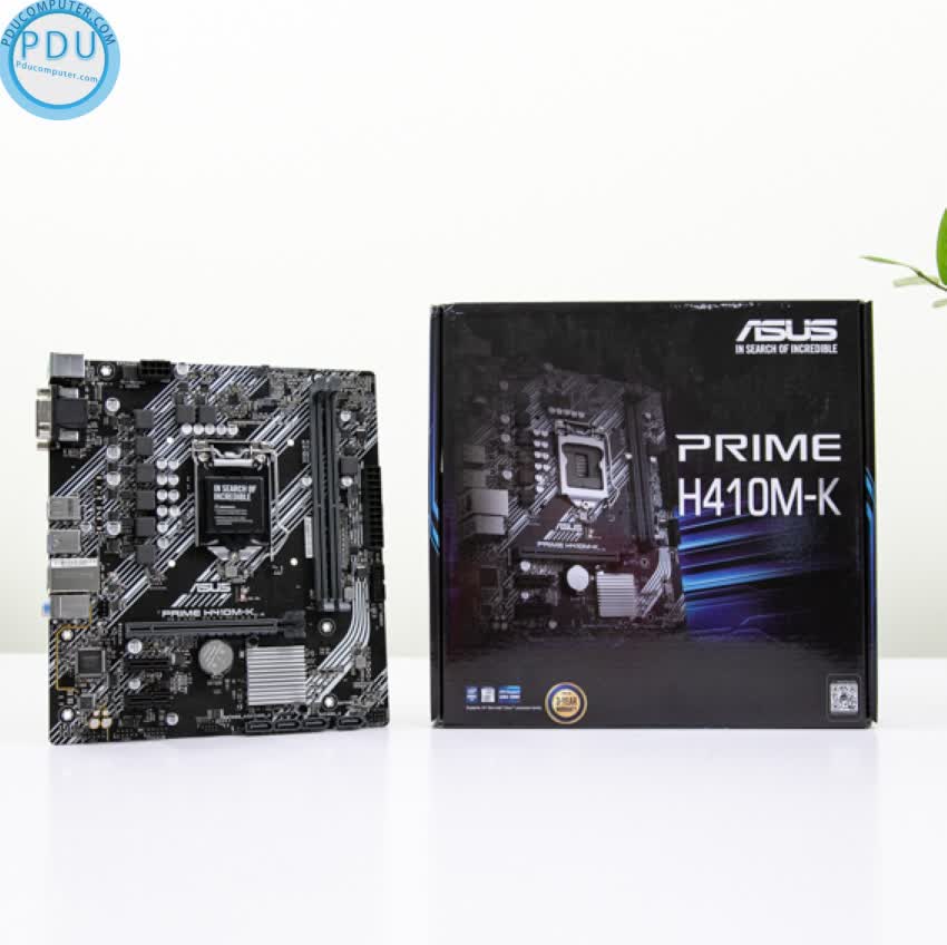 Mainboard ASUS PRIME H410M-K (Intel H410, Socket 1200, m-ATX, 2 khe Ram DDR4)