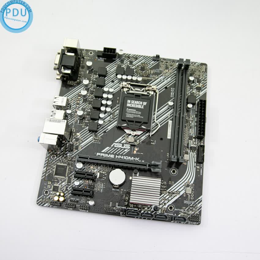 Mainboard ASUS PRIME H410M-K (Intel H410, Socket 1200, m-ATX, 2 khe Ram DDR4)