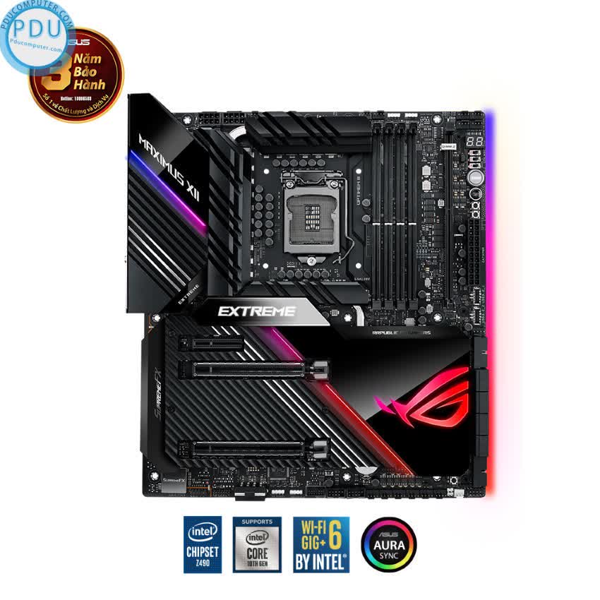 Mainboard ASUS ROG MAXIMUS XII EXTREME (Intel Z490, Socket 1200, E-ATX, 4 khe RAM DDR4)