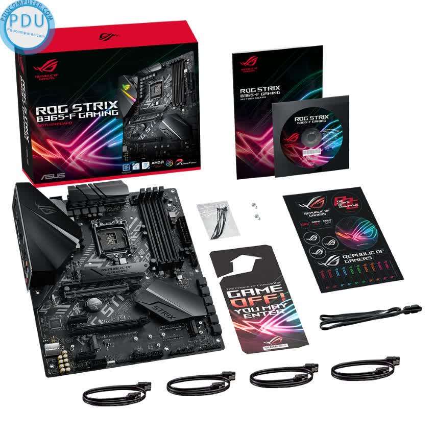 Mainboard ASUS ROG STRIX B365-F GAMING (Intel B365, Socket 1151, ATX, 4 khe RAM DDR4)