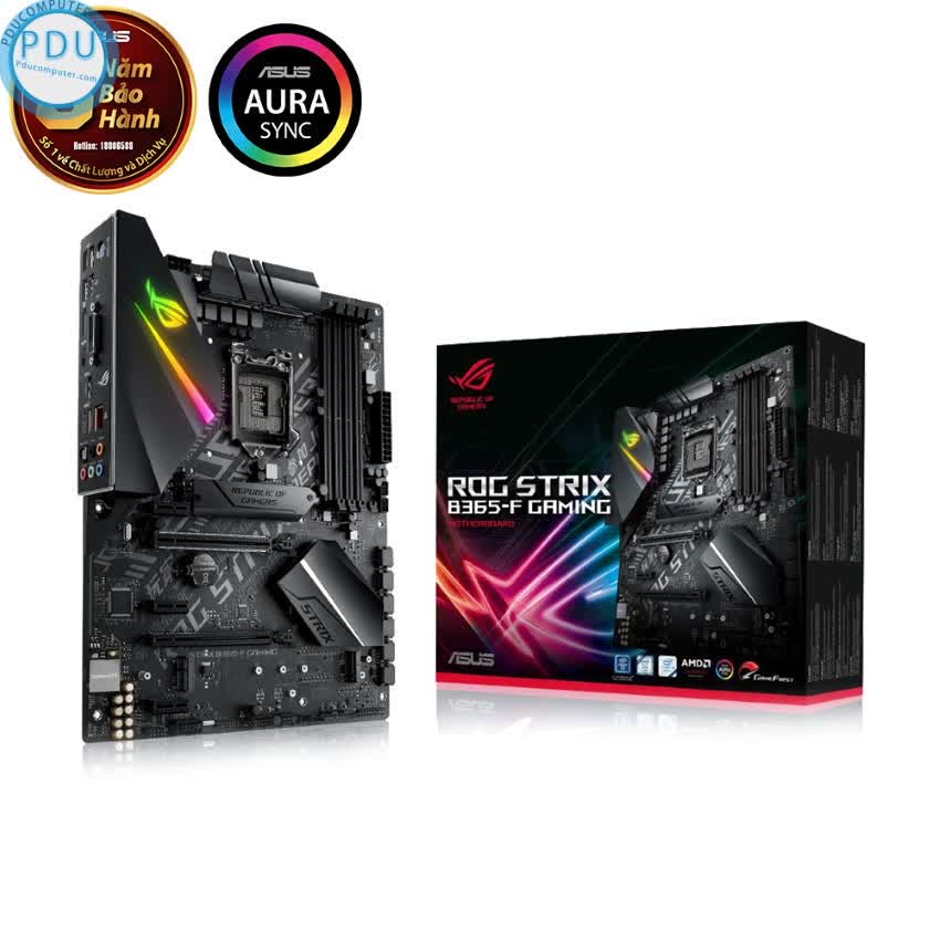 Mainboard ASUS ROG STRIX B365-F GAMING (Intel B365, Socket 1151, ATX, 4 khe RAM DDR4)