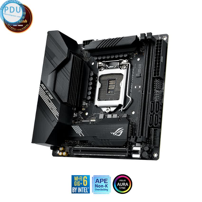 Mainboard ASUS ROG STRIX B460-I GAMING (Intel B460, Socket 1200, Mini-ITX, 2 khe Ram DDR4)