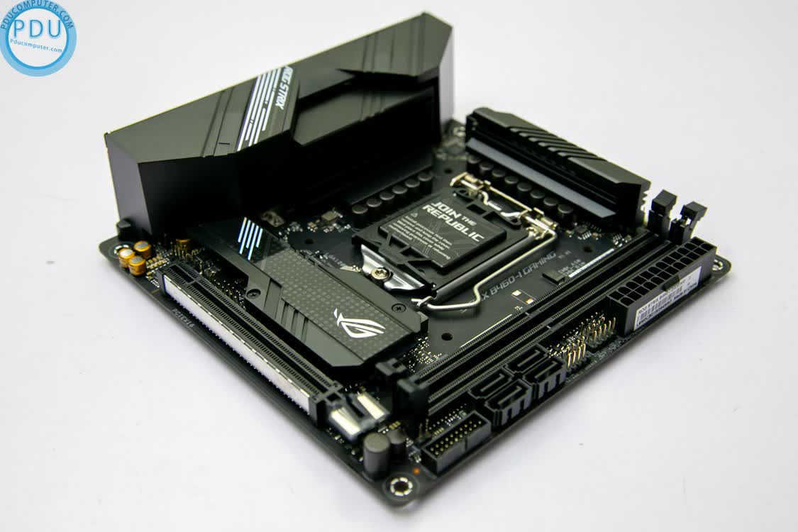 Mainboard ASUS ROG STRIX B460-I GAMING (Intel B460, Socket 1200, Mini-ITX, 2 khe Ram DDR4)