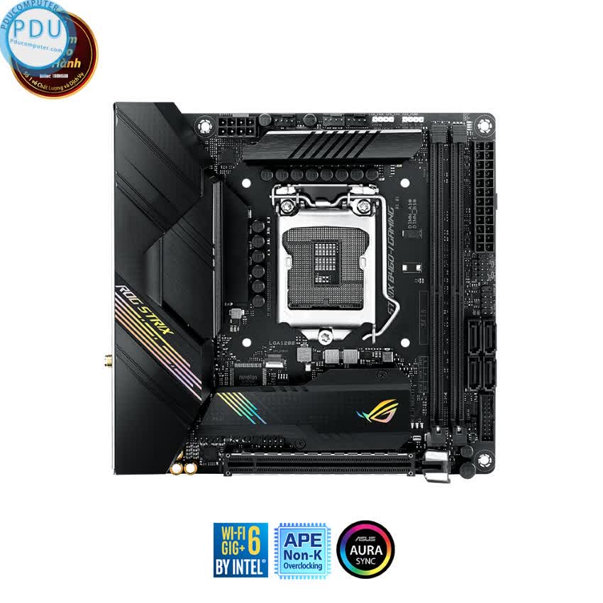 Mainboard ASUS ROG STRIX B460-I GAMING (Intel B460, Socket 1200, Mini-ITX, 2 khe Ram DDR4)