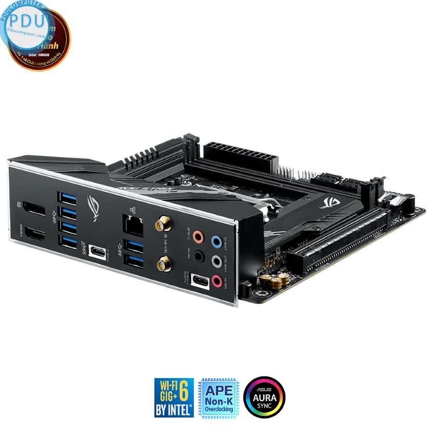 Mainboard ASUS ROG STRIX B460-I GAMING (Intel B460, Socket 1200, Mini-ITX, 2 khe Ram DDR4)