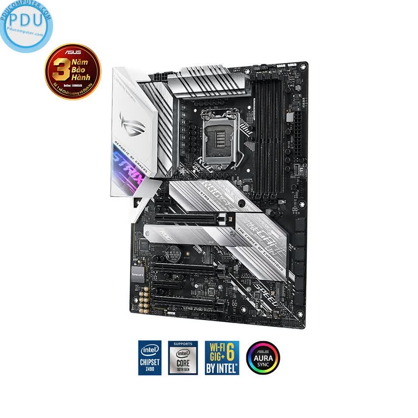 Mainboard ASUS ROG STRIX Z490-A GAMING (Intel Z490, Socket 1200, ATX, 4 khe RAM DDR4)