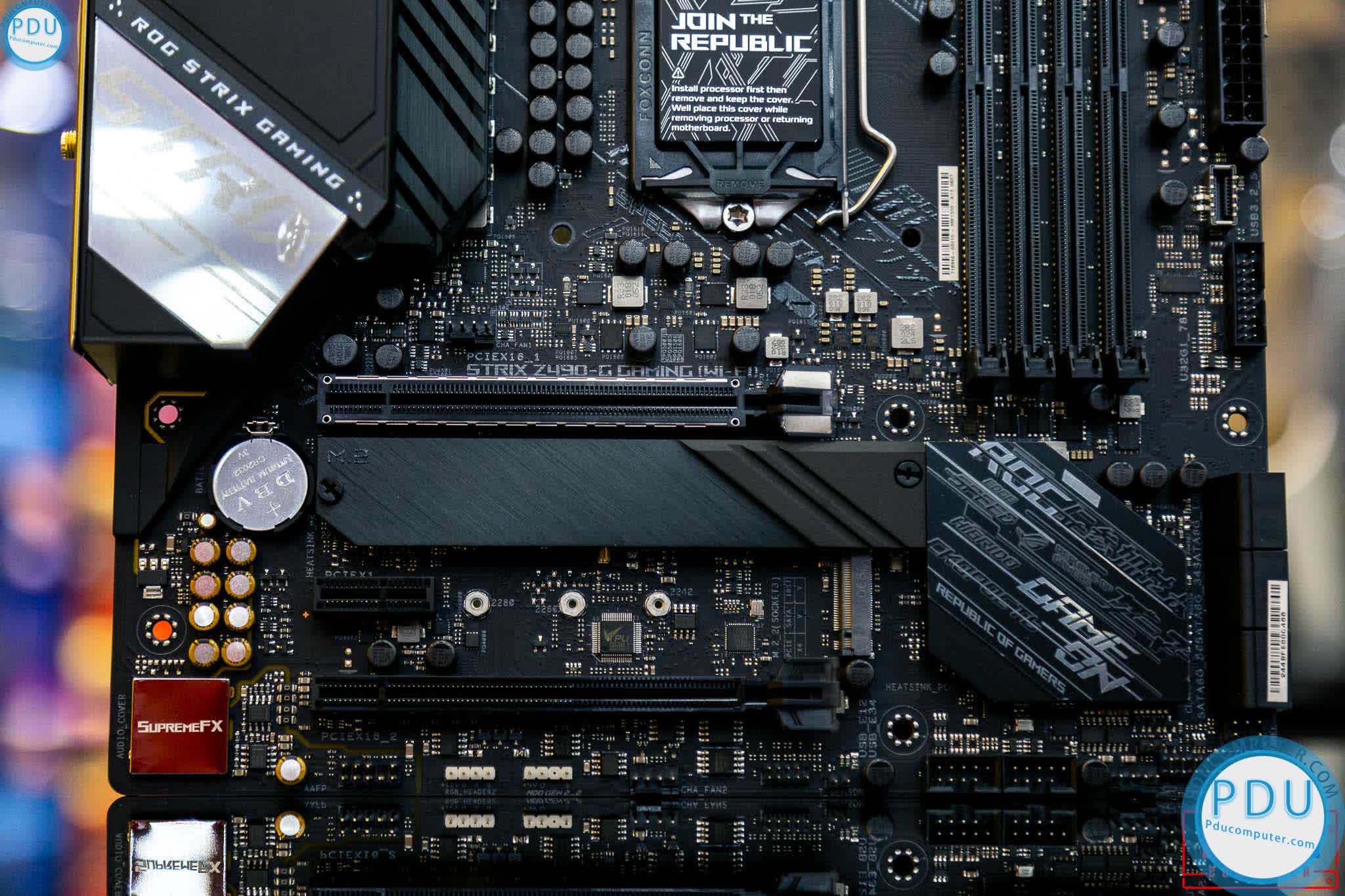 Mainboard ASUS ROG STRIX Z490-G (WI-FI) GAMING (Intel Z490, Socket 1200, m-ATX, 4 khe RAM DDR4)