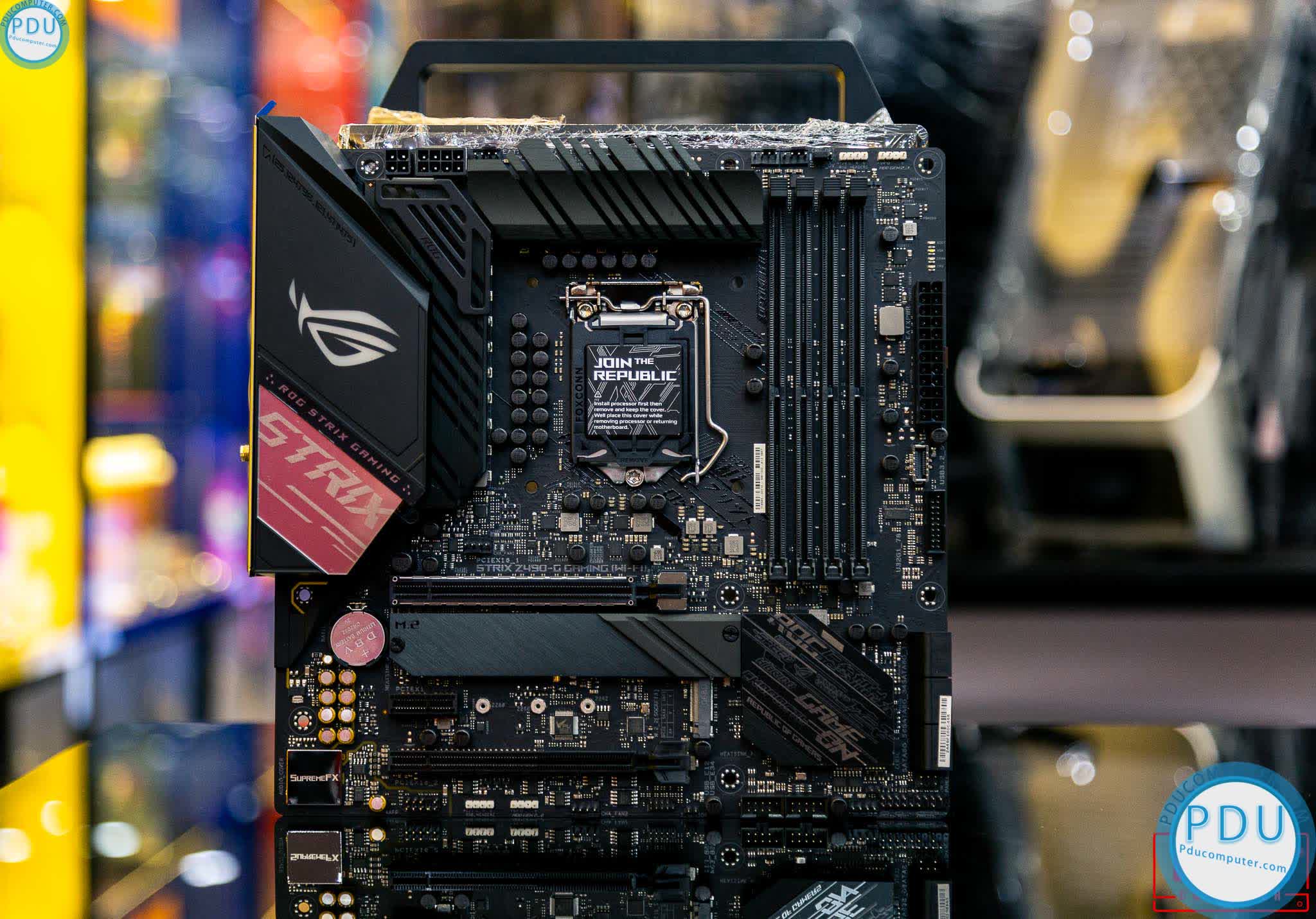 Mainboard ASUS ROG STRIX Z490-G (WI-FI) GAMING (Intel Z490, Socket 1200, m-ATX, 4 khe RAM DDR4)