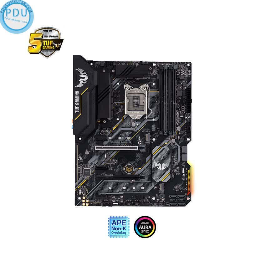 Mainboard ASUS TUF GAMING B460-PLUS (Intel B460, Socket 1200, ATX, 4 khe Ram DDR4)