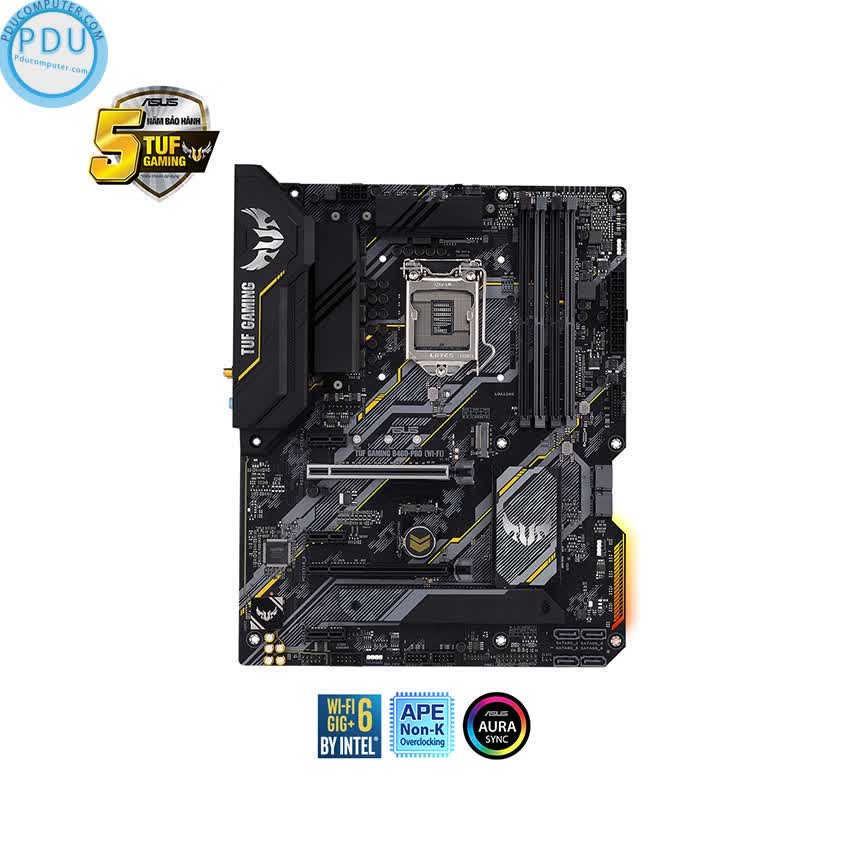 Mainboard ASUS TUF GAMING B460-PRO (WIFI) (Intel B460, Socket 1200, ATX, 4 khe Ram DDR4)