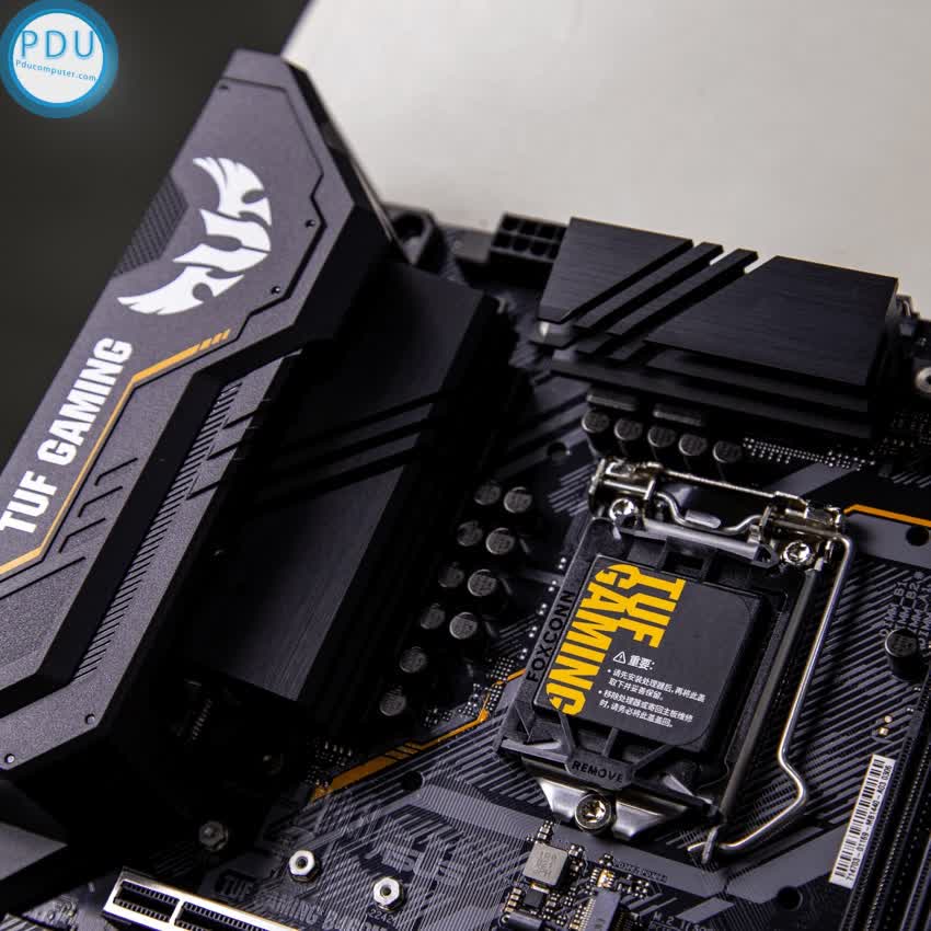 Mainboard ASUS TUF GAMING B460M-PLUS (WIFI) (Intel B460, Socket 1200, m-ATX, 4 khe Ram DDR4)