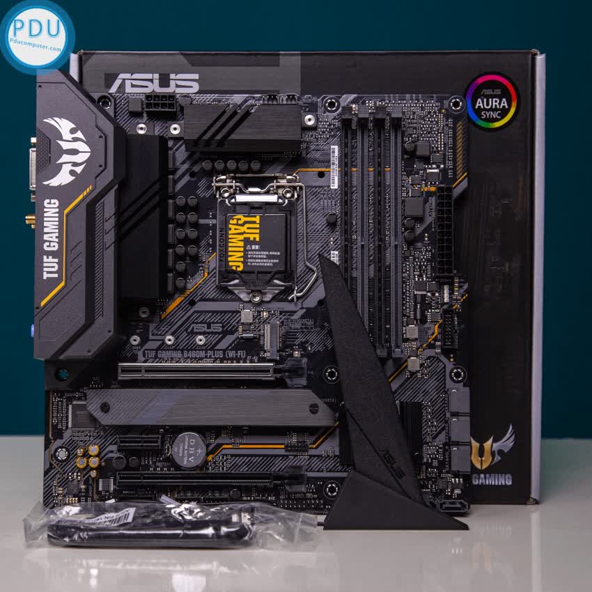 Mainboard ASUS TUF GAMING B460M-PLUS (WIFI) (Intel B460, Socket 1200, m-ATX, 4 khe Ram DDR4)