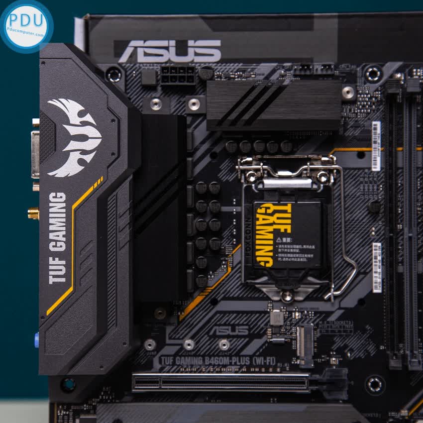 Mainboard ASUS TUF GAMING B460M-PLUS (WIFI) (Intel B460, Socket 1200, m-ATX, 4 khe Ram DDR4)