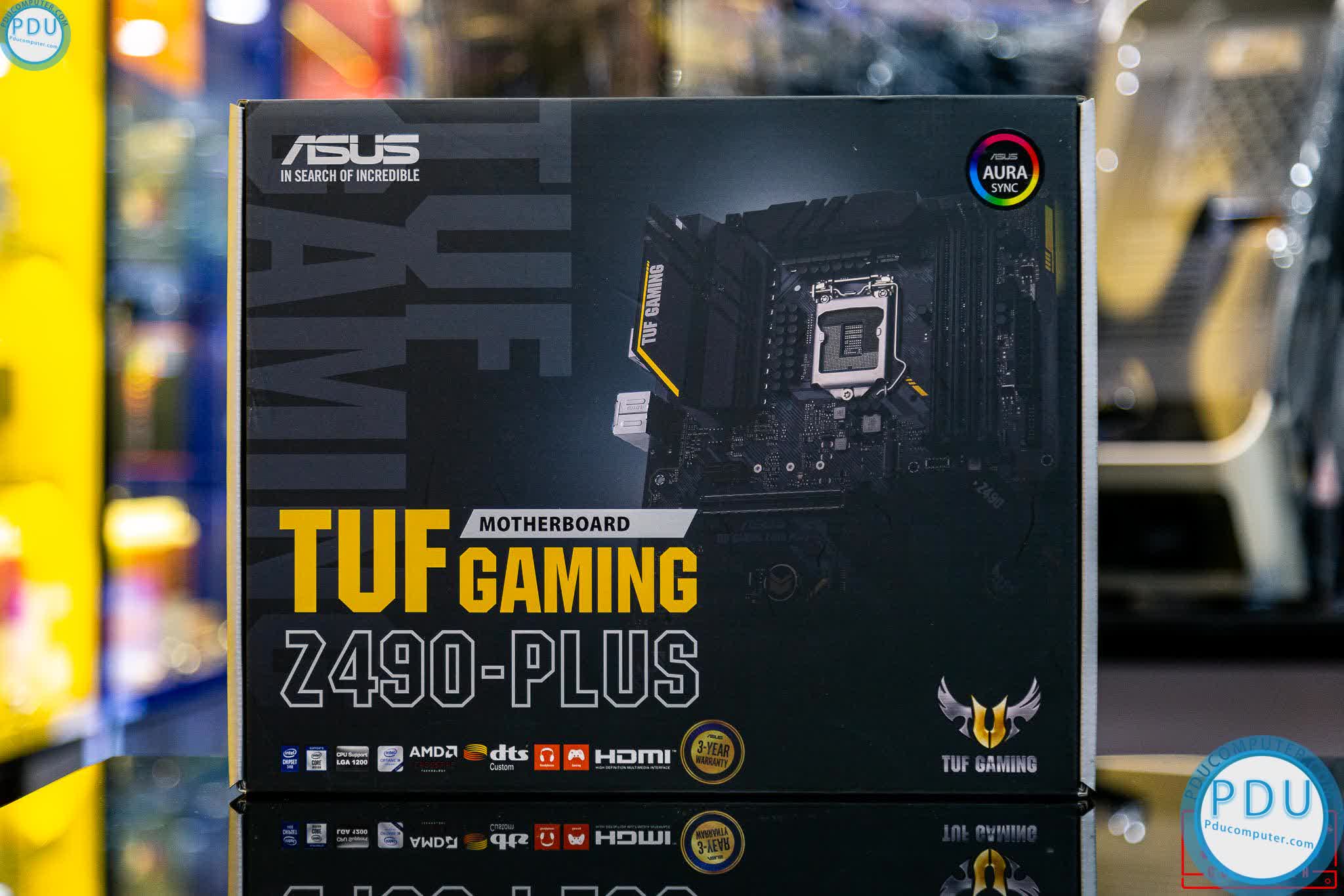 Mainboard ASUS TUF GAMING Z490-PLUS (Intel Z490, Socket 1200, ATX, 4 khe RAM DDR4)