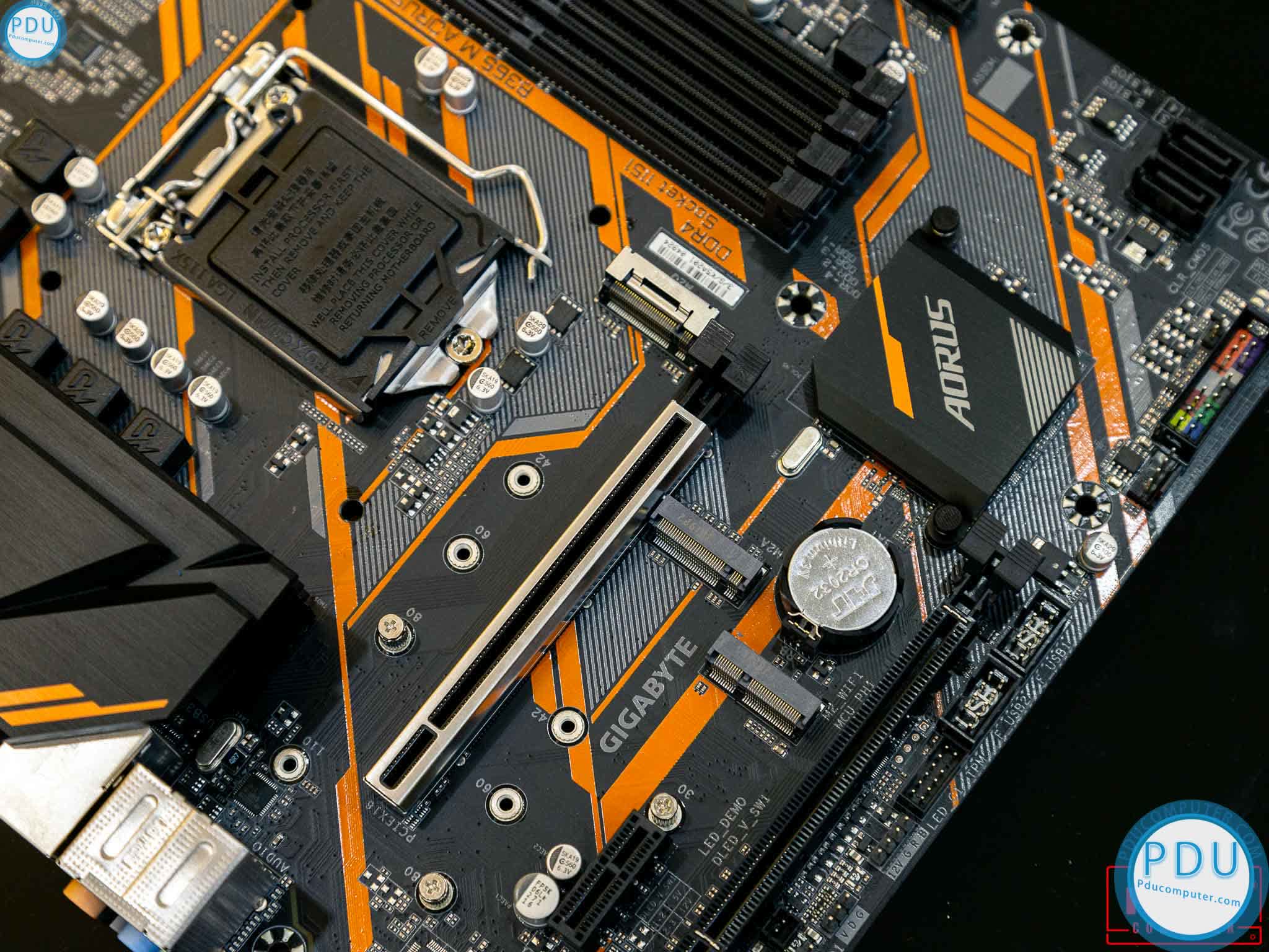 Mainboard GIGABYTE B365M AORUS ELITE (Intel B365, Socket 1151, m-ATX, 4 khe RAM DDR4)
