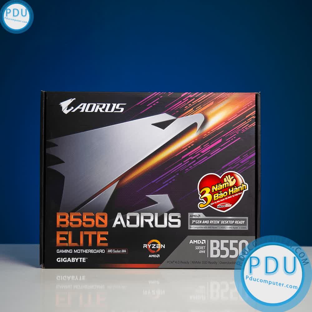 Mainboard Gigabyte B550 AORUS ELITE (AMD B550, Socket AM4, ATX, 4 khe RAM DDR4)