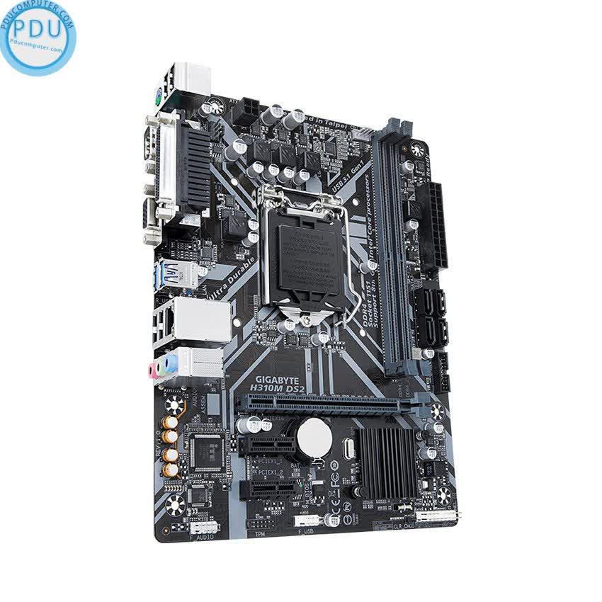 Mainboard GIGABYTE H310M-DS2 (Intel H310, Socket 1151, m-ATX, 2 khe RAM DDR4)