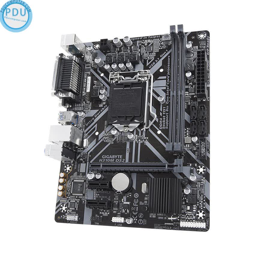 Mainboard GIGABYTE H310M-DS2 (Intel H310, Socket 1151, m-ATX, 2 khe RAM DDR4)