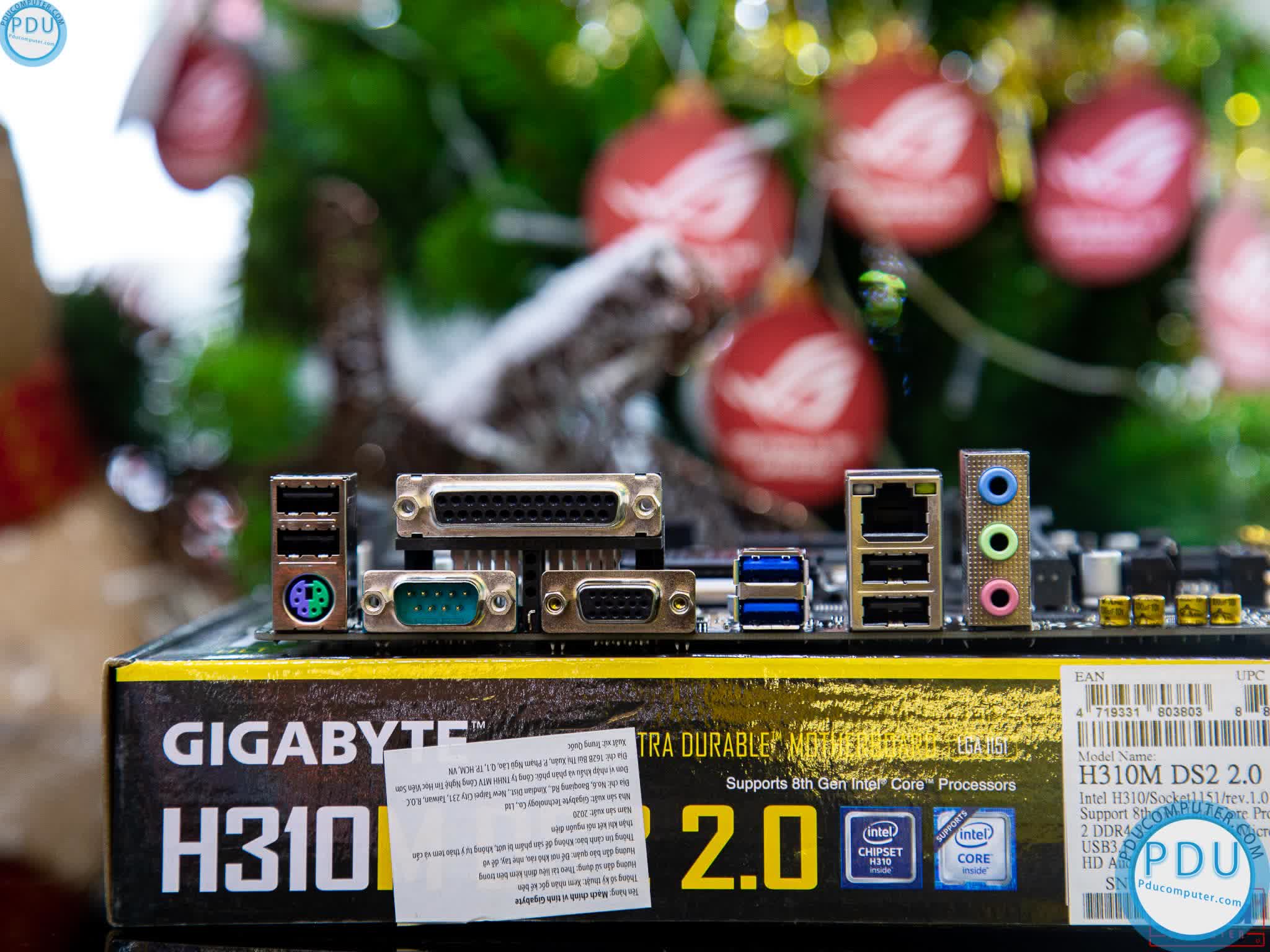 Mainboard GIGABYTE H310M-DS2 (Intel H310, Socket 1151, m-ATX, 2 khe RAM DDR4)
