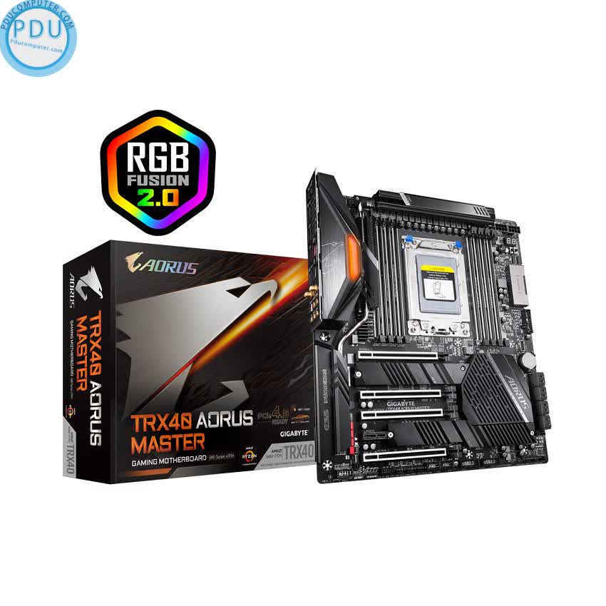 Mainboard GIGABYTE TRX40 AORUS MASTER (AMD TRX40, Socket sTRX4, E-ATX, 8 khe RAM DDR4)